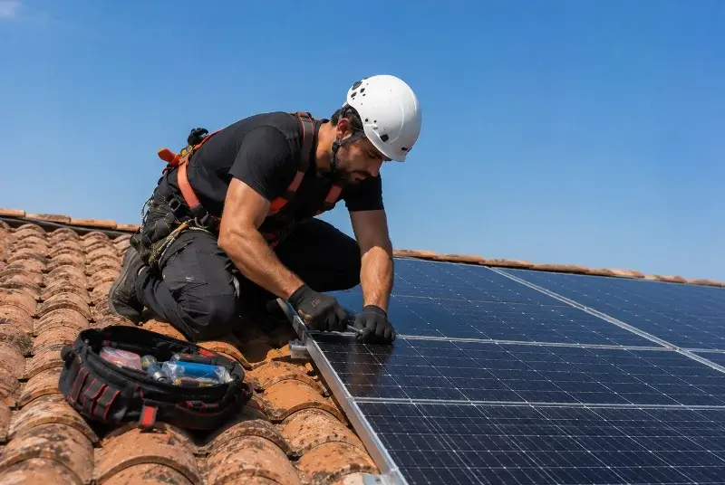 Maintenance et monitoring de panneaux solaires à Jacou
