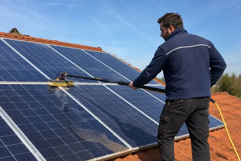 Nettoyage et entretien de panneaux solaires à Jacou